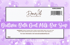 Bedtime Bath Goat Milk Bar Soap