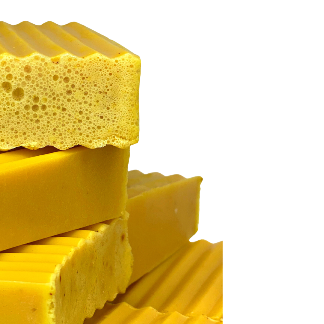 Turmeric orange bar soap